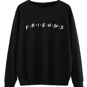 Women’s Sweatshirt Letter Print Pullover Top